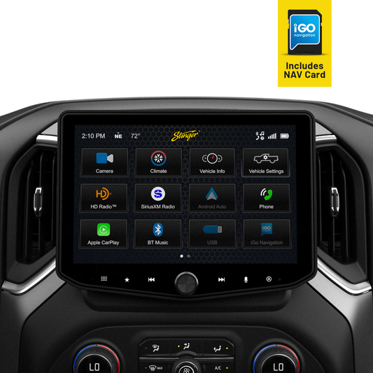 HORIZON10 Chevy Silverado/GMC Sierra (2019-2023) 10" Fully Integrated Radio Kit w/Nav Card | Plug-&-Play - Image 1