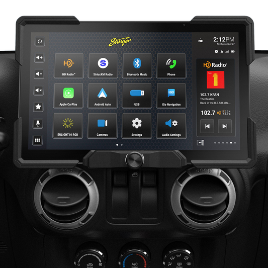 HORIZON12 Jeep Wrangler JK (2011-2018) 12.8" Radio Plug-&-Play Kit - Image 1