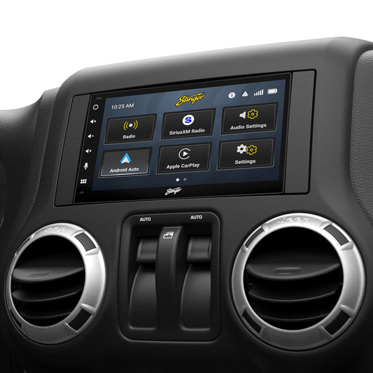 Jeep Wrangler JK (2007-2018) Stinger 6.8" Double DIN Radio Kit | Plug-&-Play - Image 1