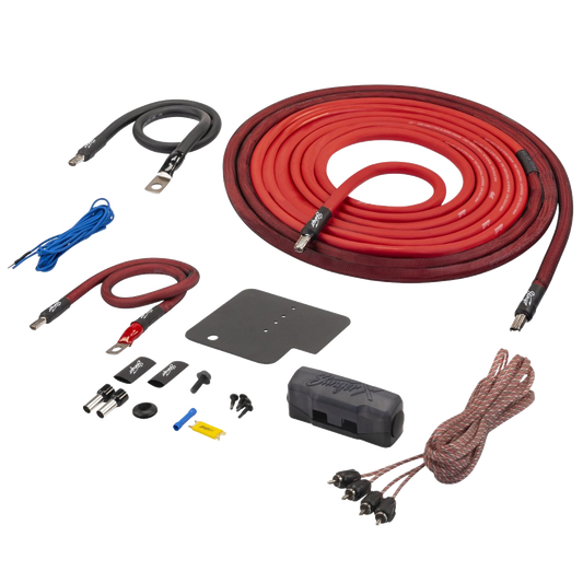 Jeep Wrangler JK/JL (2007-2025)/Gladiator JT (2020-2025) 4GA or 8GA Amplifier Wiring Kit - Image 1