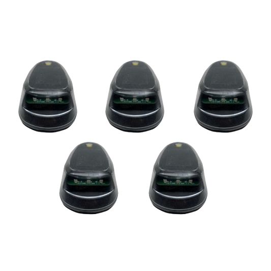 LoPro Wireless Solar-Powered Truck Cab Amber LED Light (5-Piece Roof System) by Race Sport Lighting - Image 1