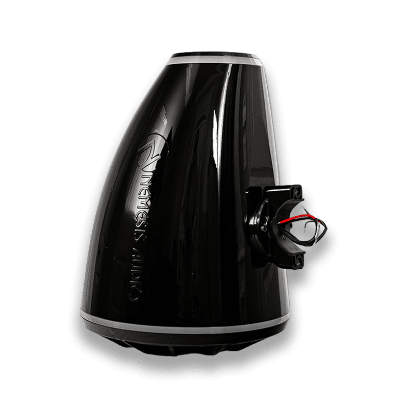 Nemesis Audio WAKE-12 12" Horn Loaded Marine Tower Speakers with RGB Lighting – 1200W Max - Image 1