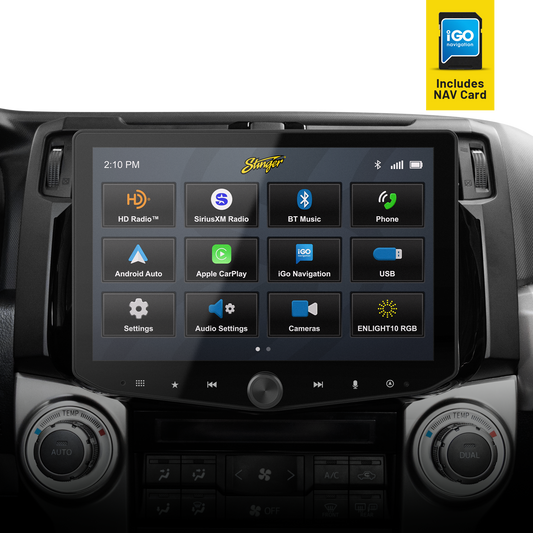 HORIZON10 Toyota 4Runner (2010-2024) 10" Plug-and-Play Radio Kit w/Nav Card - Image 1