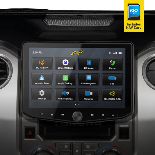 HORIZON10 Toyota Tundra (2014-2021) 10" Plug-and-Play Radio Kit w/Nav Card - Image 1