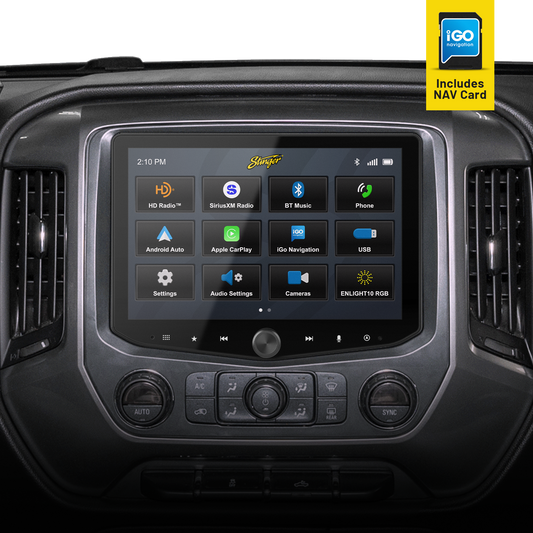 HORIZON10 Chevy Silverado/GMC Sierra (2014-2018) 10" Fully Integrated Radio Kit w/Nav Card | Plug-&-Play - Image 1