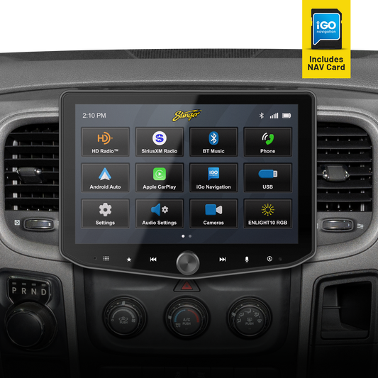 HORIZON10 RAM Truck (2013-2018) 10" Fully Integrated Radio Kit w/Nav Card | Plug-&-Play - Image 1