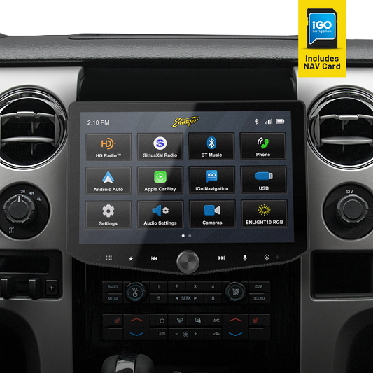 HORIZON10 Ford F-150 (2009-2014) 10" Radio Kit w/Nav Card - Image 1