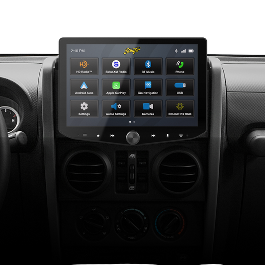 HORIZON10 Jeep Wrangler JK (2007-2018) 10" Radio Kit - Image 1