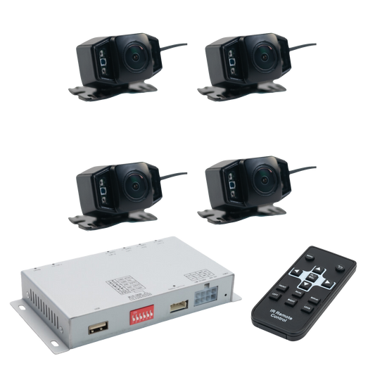 Off-Roading Monitoring Kit with Integrated DVR & Four-Camera System - Image 1