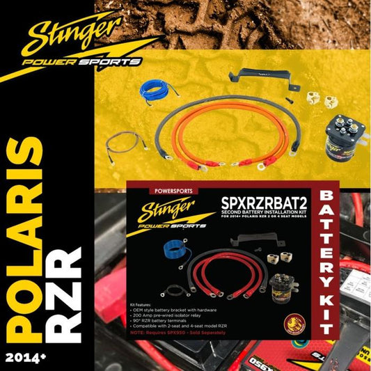 Polaris RZR (2014+) Second Battery Installation Kit - Image 1